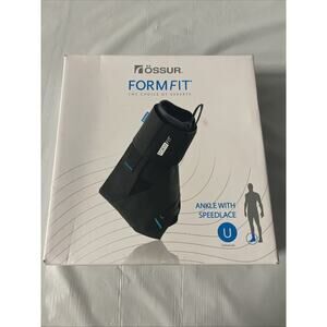 Ossur FormFit Speedlace Ankle Brace w/ Figure 8 Straps Size MD Universal Open